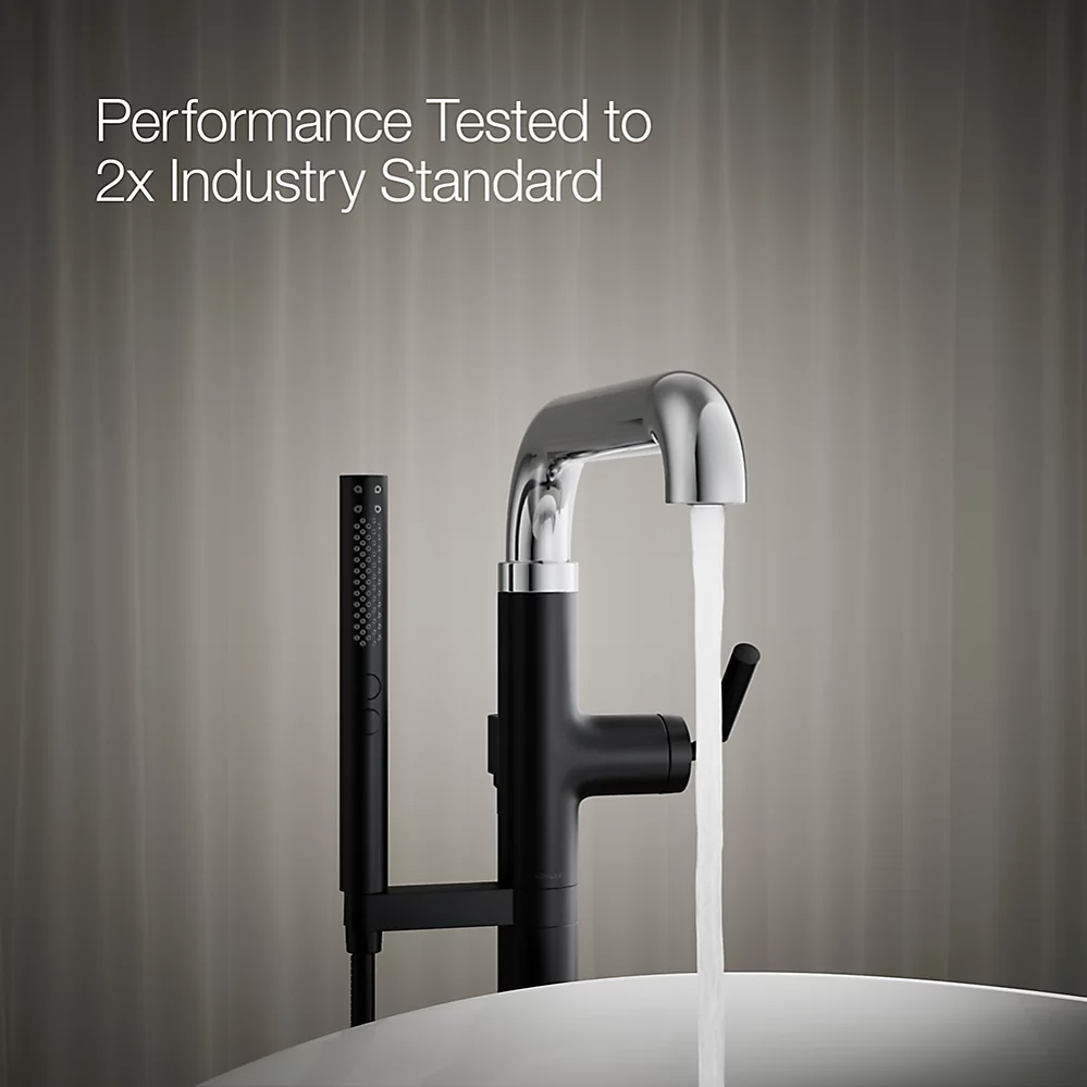 Kohler T27424-4-CBL Tone Freestanding Bath Faucet Trim