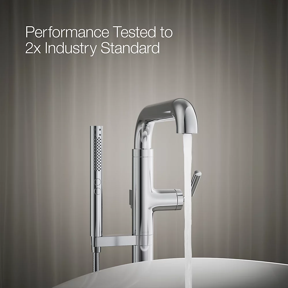 Kohler T27424-4-CP Tone Freestanding Bath Faucet Trim