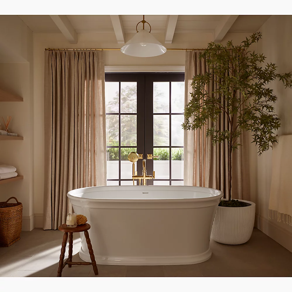 Kohler T35924-4-2MB Castia Freestanding Bath Filler