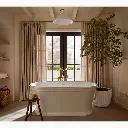 Kohler T35924-4-BL Castia Freestanding Bath Filler