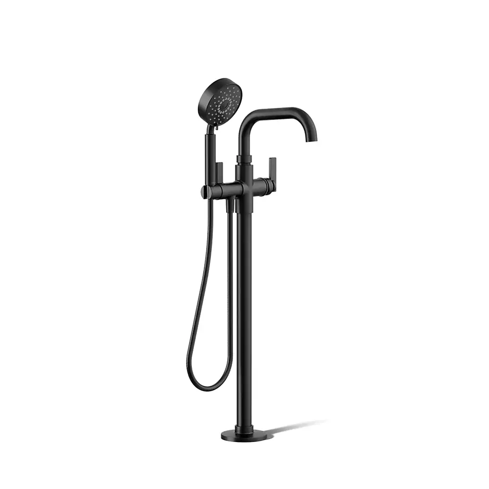 Kohler T35924-4-BL Castia Freestanding Bath Filler