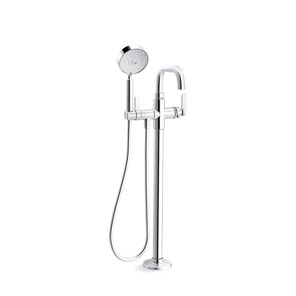 Kohler T35924-4-CP Castia Freestanding Bath Filler