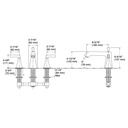 Kohler T428-4V-BN Memoirs Stately D-Mnt Bath Faucet Trim