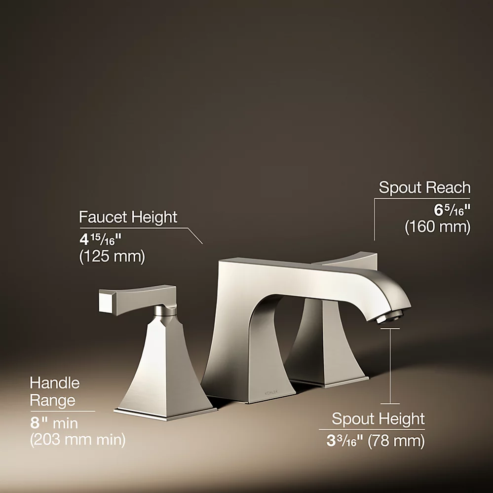Kohler T469-4V-BN Memoirs Deck/Rim Mount Faucet