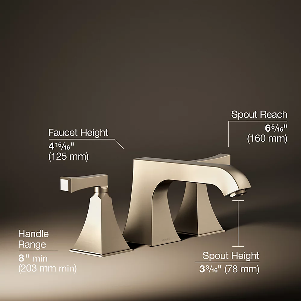 Kohler T469-4V-BV Memoirs Deck/Rim Mount Faucet