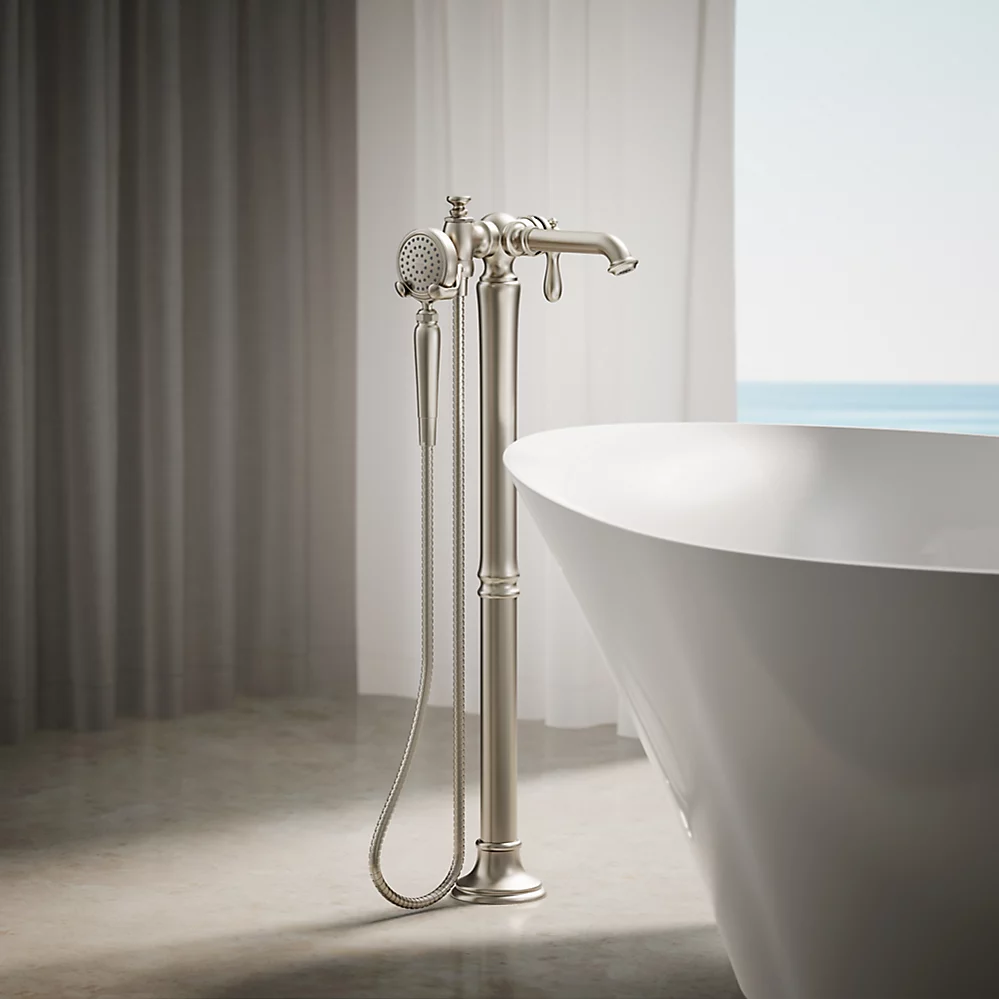 Kohler T72790-9M-BN Artifacts Freestanding Bath Faucet Trim