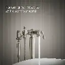 Kohler T72790-9M-BN Artifacts Freestanding Bath Faucet Trim