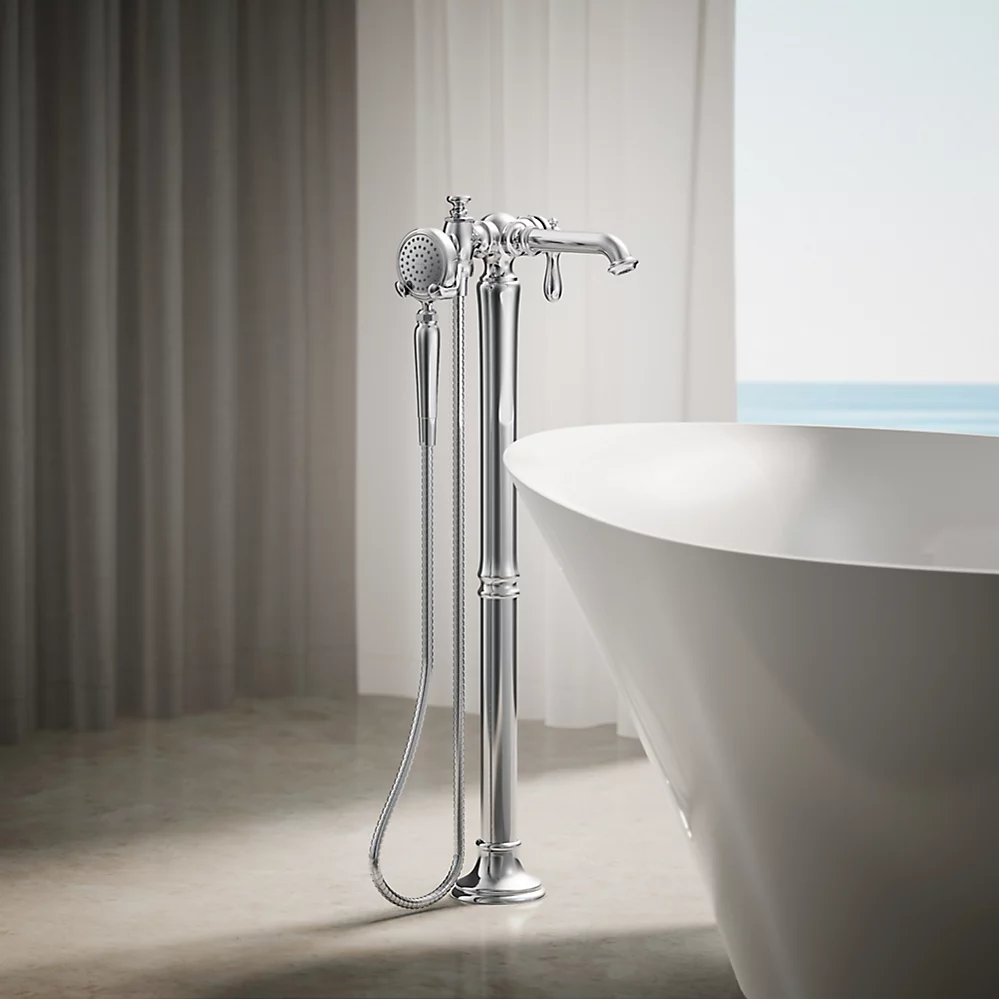 Kohler T72790-9M-CP Artifacts Freestanding Bath Faucet Trim