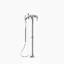 Kohler T72790-9M-CP Artifacts Freestanding Bath Faucet Trim