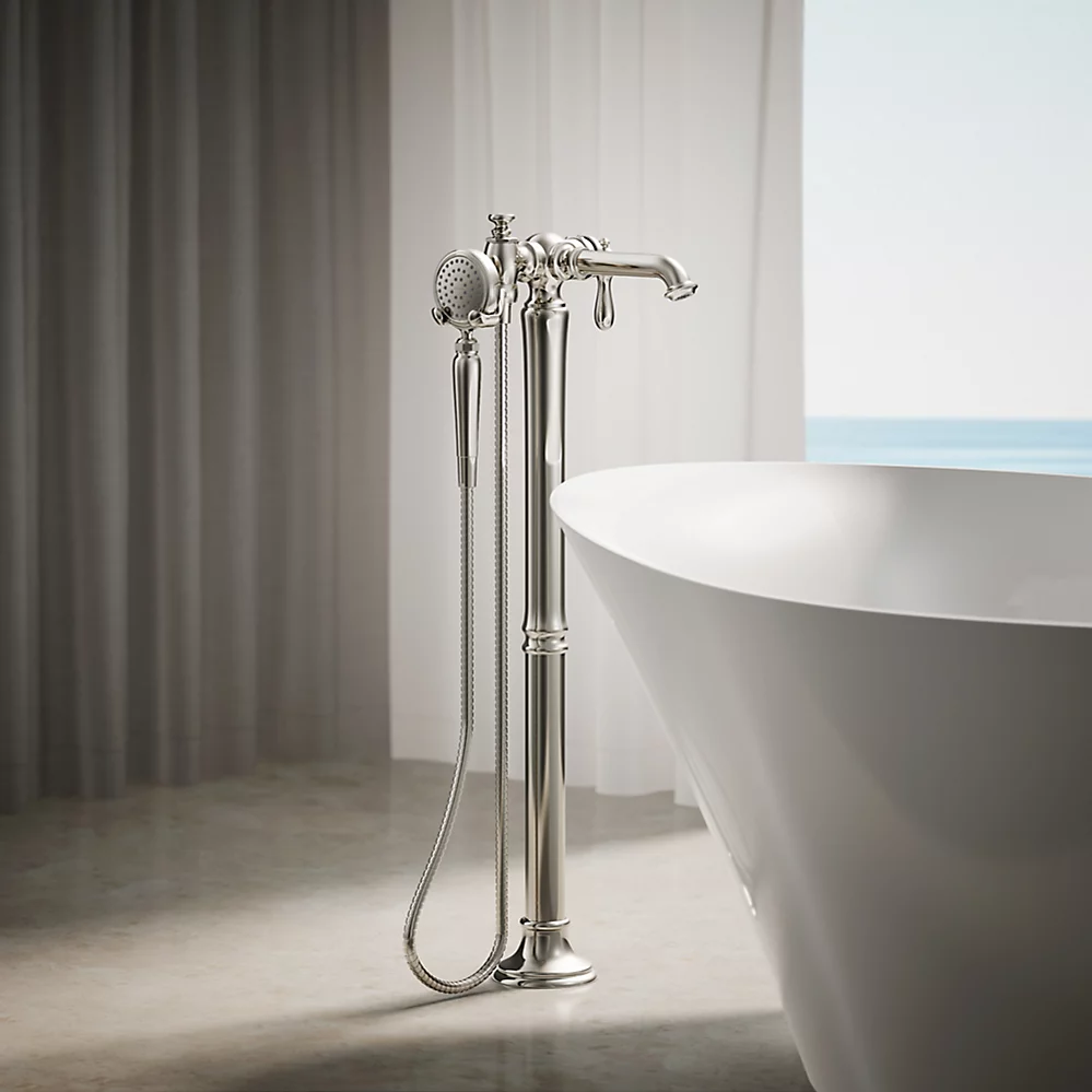 Kohler T72790-9M-SN Artifacts Freestanding Bath Faucet Trim