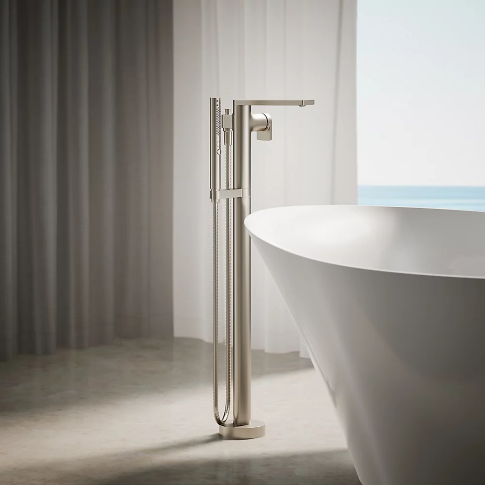 Kohler T73087-4-BN Composed Freestanding Bath Faucet Trim