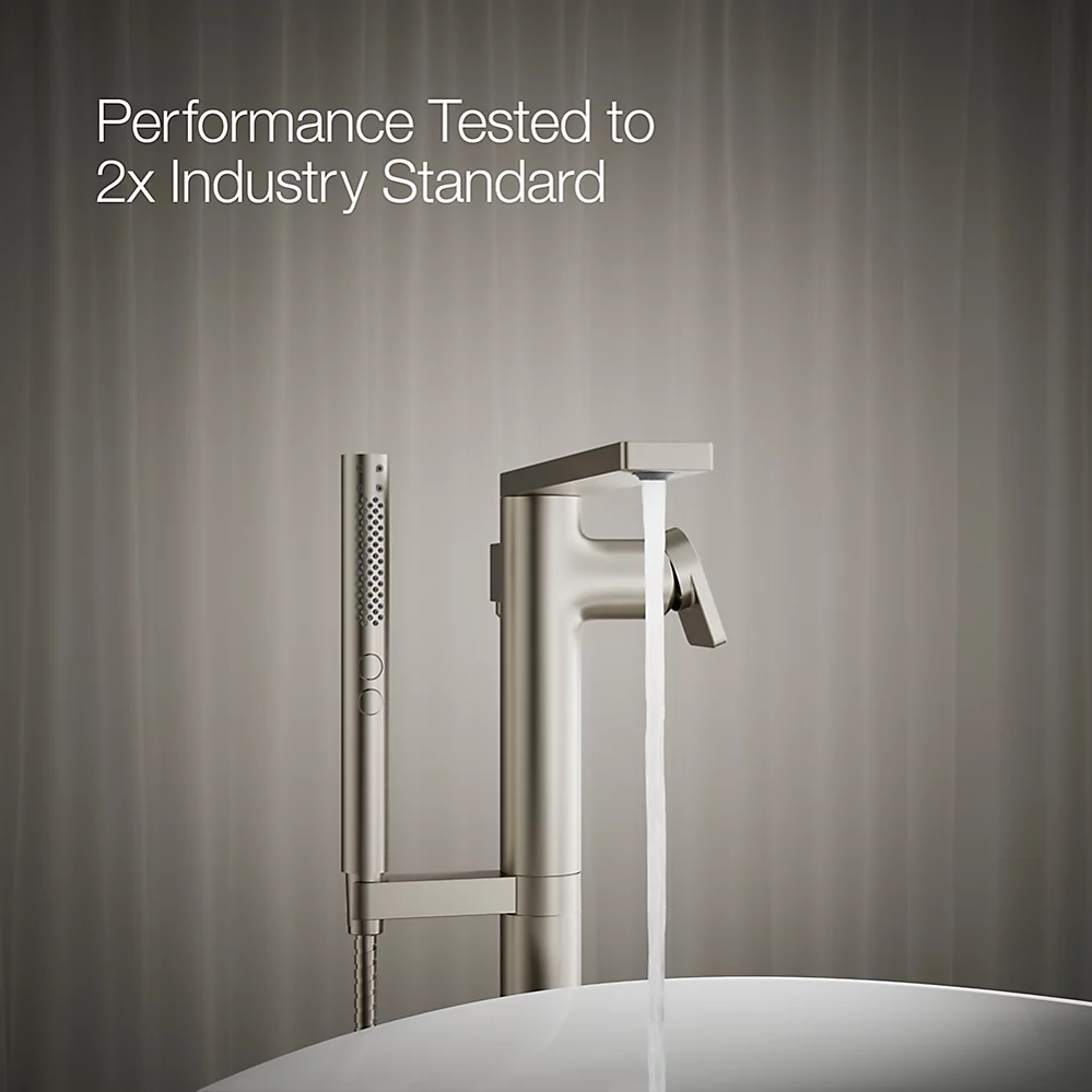 Kohler T73087-4-BN Composed Freestanding Bath Faucet Trim