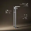 Kohler T73087-4-CP Composed Freestanding Bath Faucet Trim