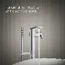 Kohler T73087-4-CP Composed Freestanding Bath Faucet Trim