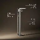 Kohler T73087-4-SN Composed Freestanding Bath Faucet Trim