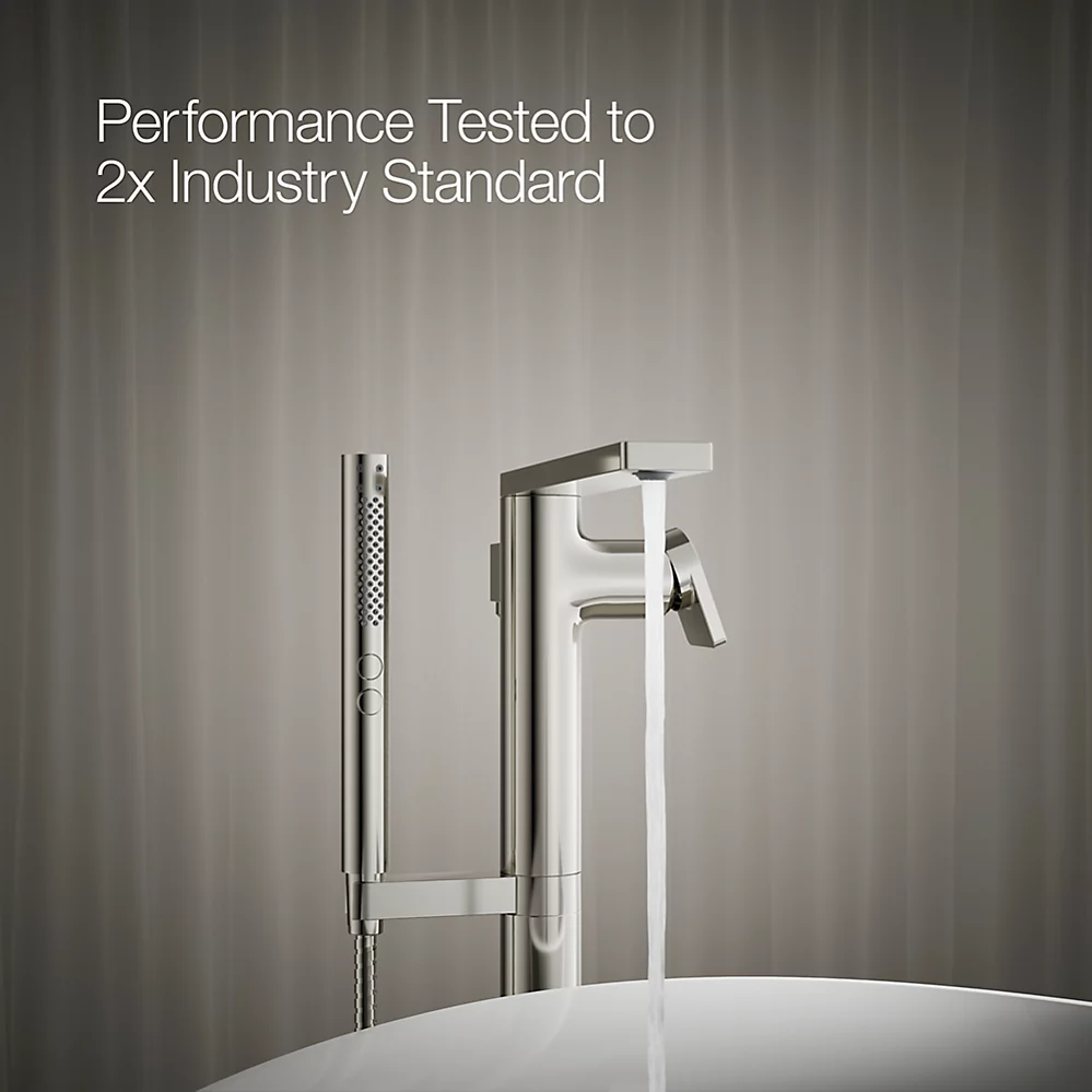 Kohler T73087-4-SN Composed Freestanding Bath Faucet Trim