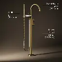 Kohler T77984-4-2MB Components Freestanding Bth Faucet Lever