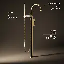 Kohler T77984-4-AF Components Freestanding Bth Fct Lever