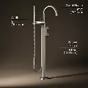 Kohler T77984-4-BN Components Freestanding Bth Fct Lever