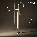 Kohler T77984-4-BV Components Freestanding Bth Fct Lever
