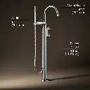 Kohler T77984-4-CP Components Freestanding Bth Faucet Lever