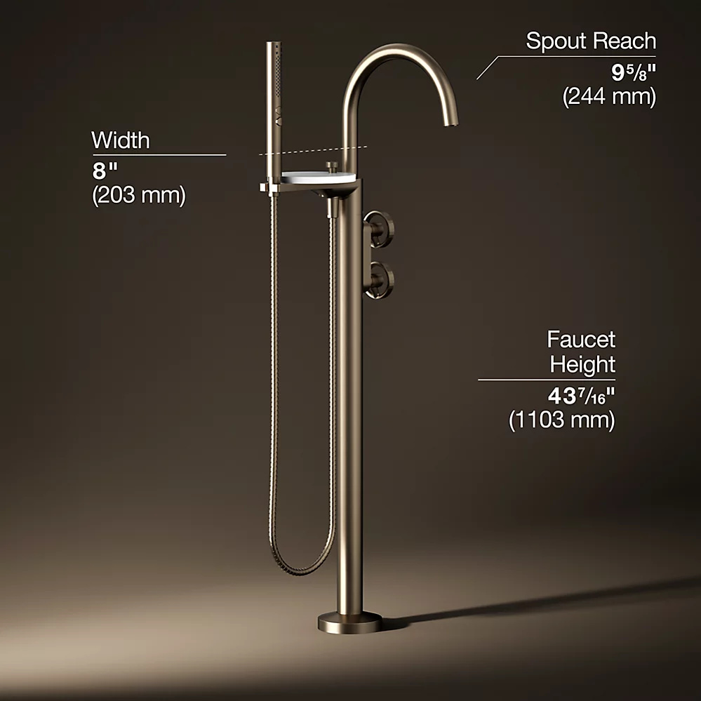 Kohler T77984-9-BV Components Freestanding Bth Fct Indstrl