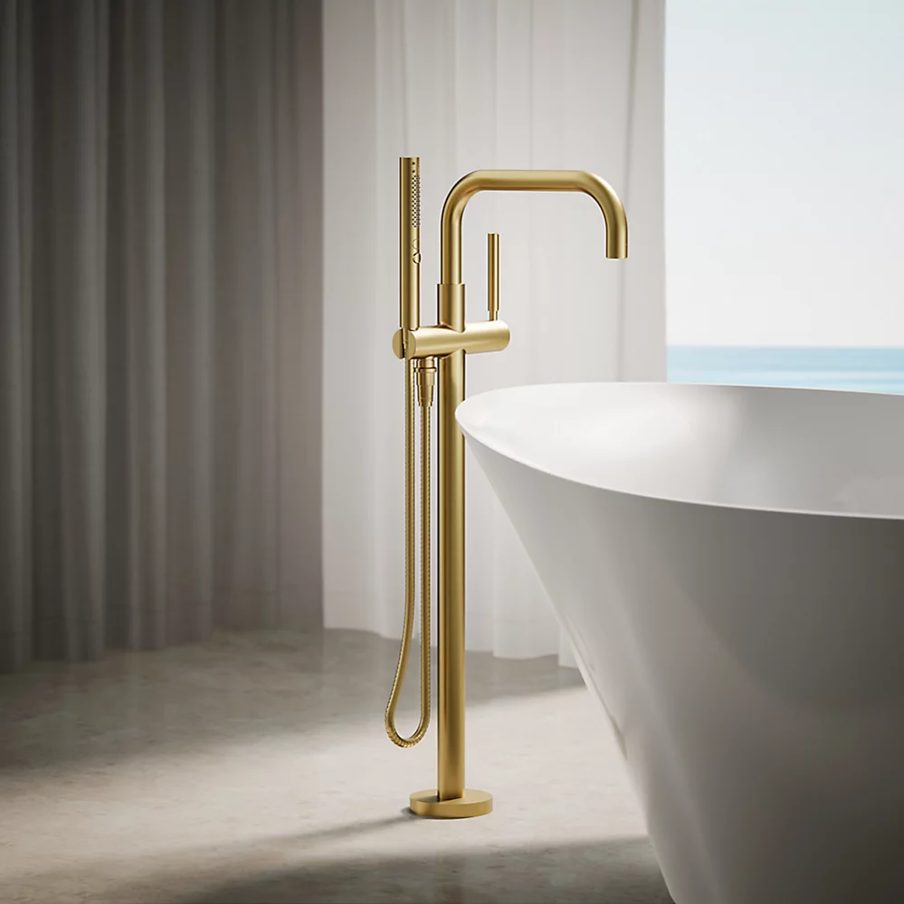 Kohler T97328-4-2MB Purist Freestanding Bath Faucet Trim