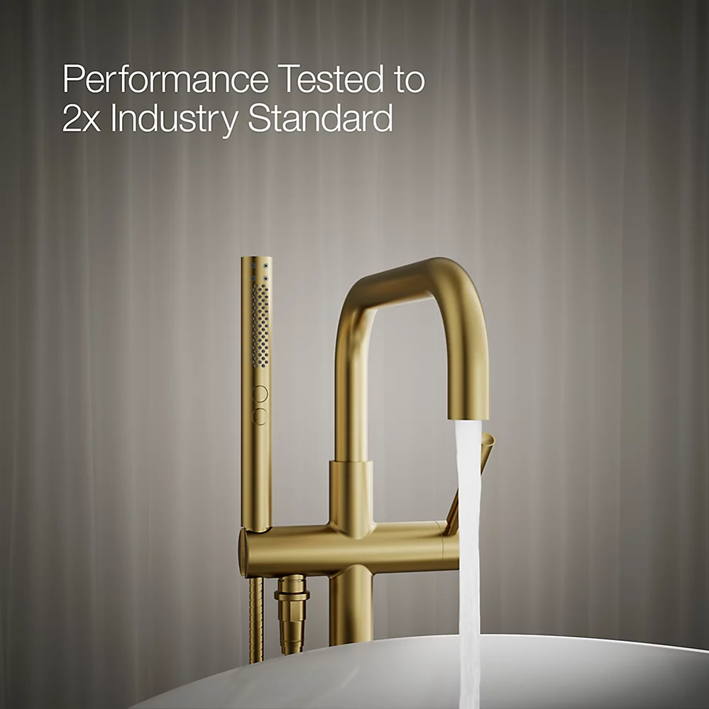 Kohler T97328-4-2MB Purist Freestanding Bath Faucet Trim