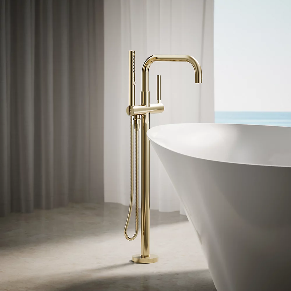 Kohler T97328-4-AF Purist Freestanding Bath Faucet Trim