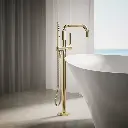 Kohler T97328-4-AF Purist Freestanding Bath Faucet Trim