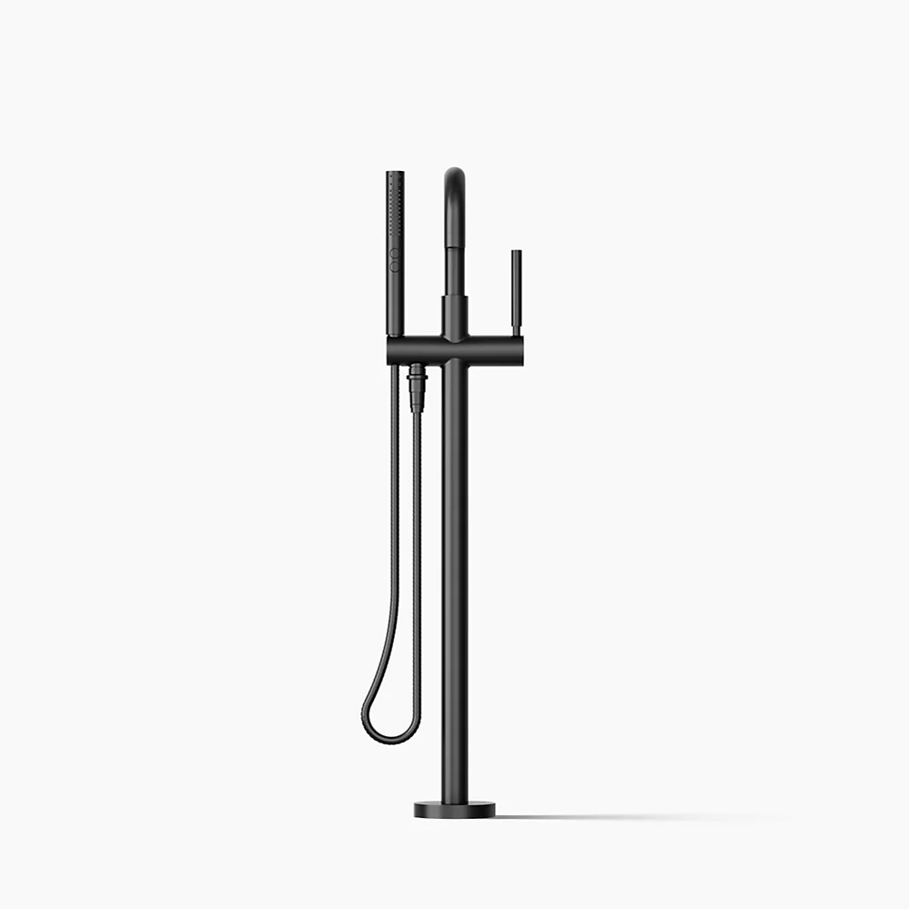 Kohler T97328-4-BL Purist Freestanding Bath Faucet Trim