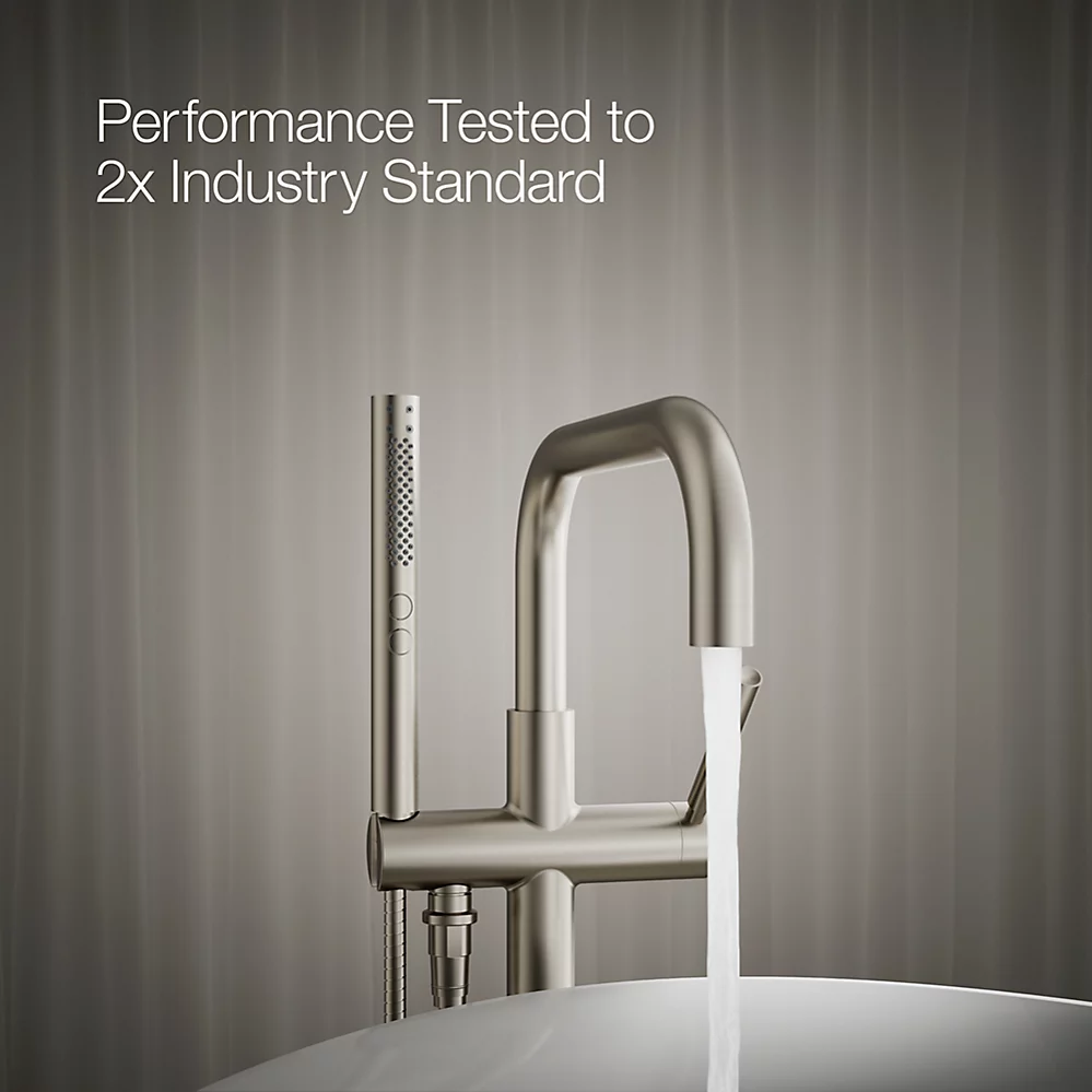 Kohler T97328-4-BN Purist Freestanding Bath Faucet Trim
