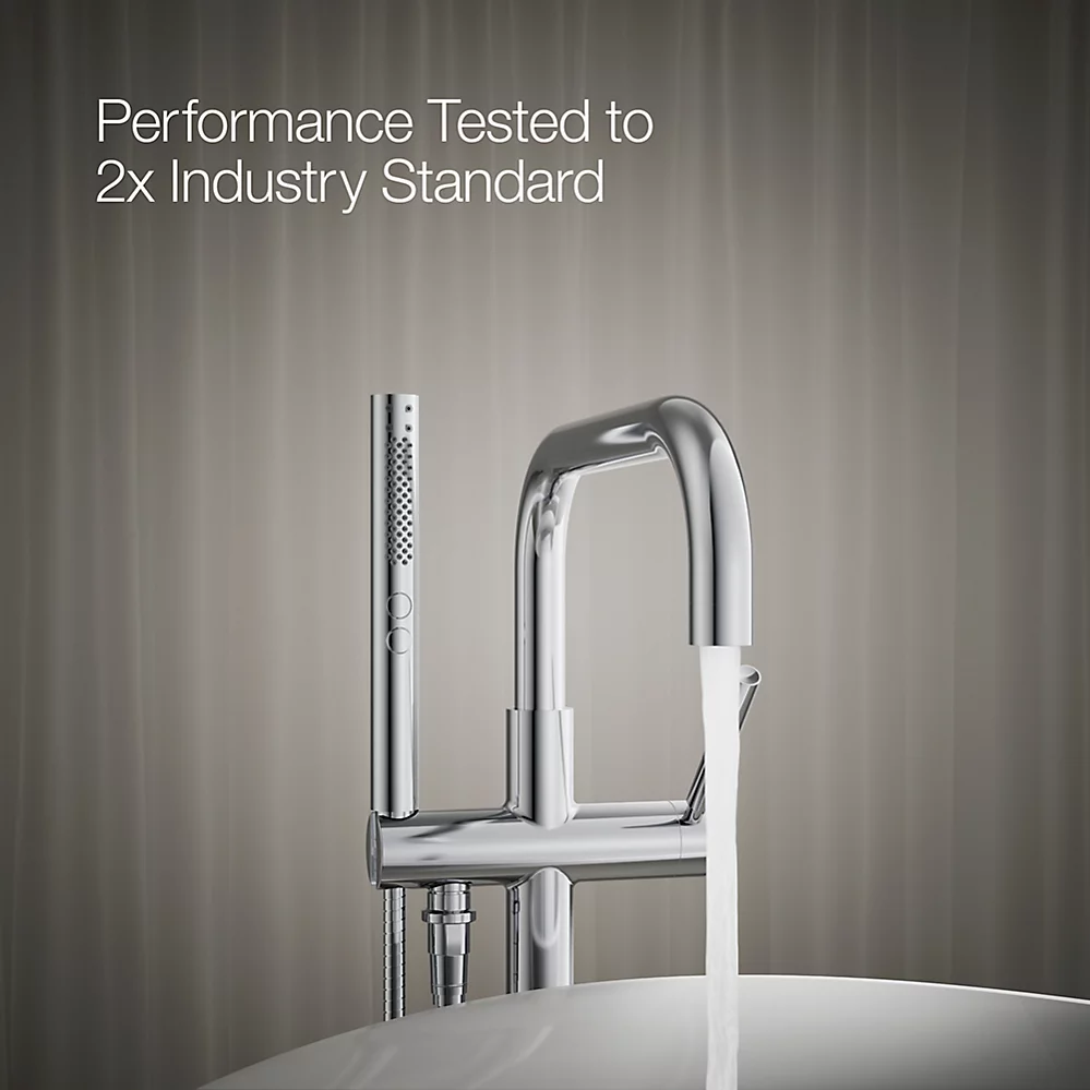 Kohler T97328-4-CP Purist Freestanding Bath Faucet Trim