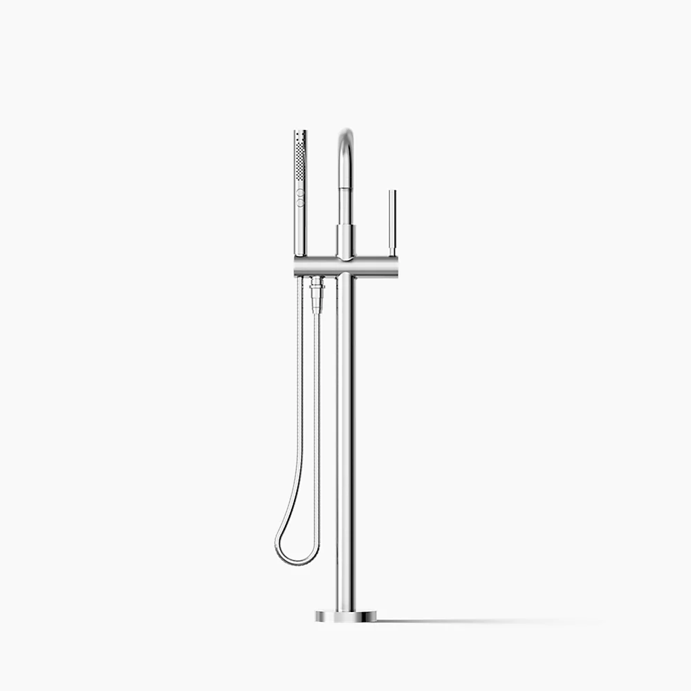 Kohler T97328-4-CP Purist Freestanding Bath Faucet Trim