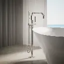 Kohler T97328-4-SN Purist Freestanding Bath Faucet Trim