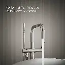 Kohler T97328-4-SN Purist Freestanding Bath Faucet Trim