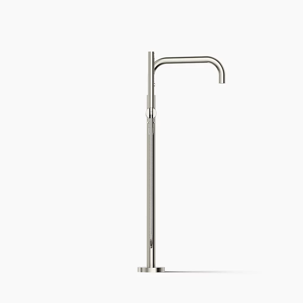 Kohler T97328-4-SN Purist Freestanding Bath Faucet Trim