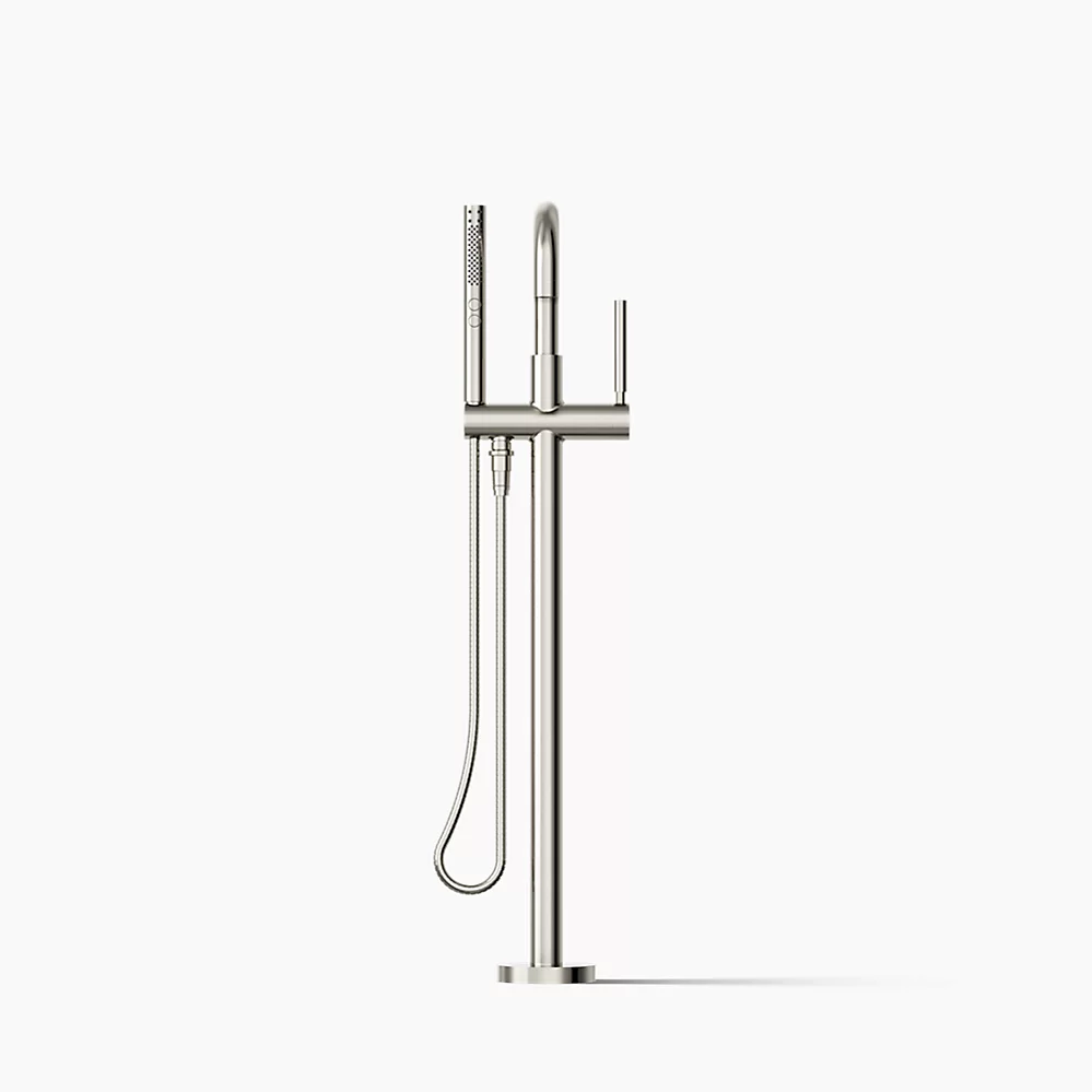 Kohler T97328-4-SN Purist Freestanding Bath Faucet Trim