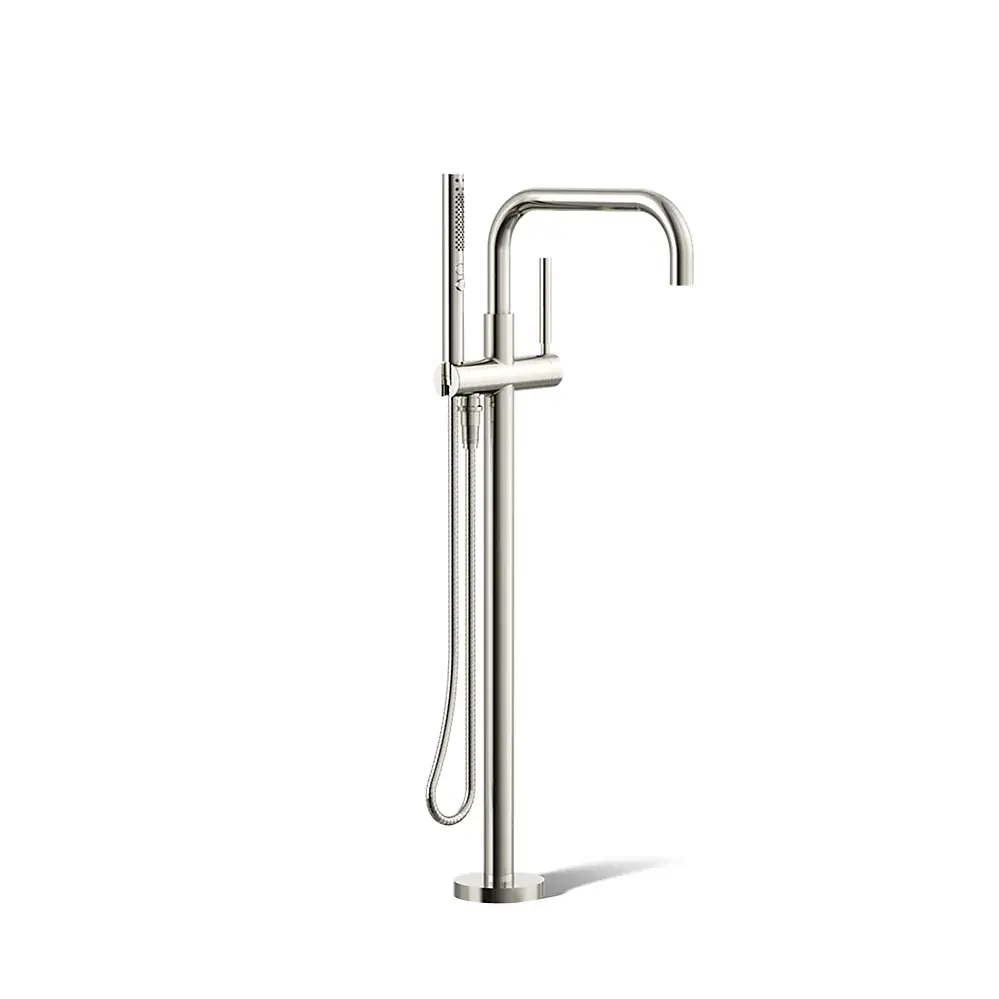 Kohler T97328-4-SN Purist Freestanding Bath Faucet Trim