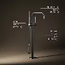 Kohler T97328-4-TT Purist Freestanding Bath Faucet Trim