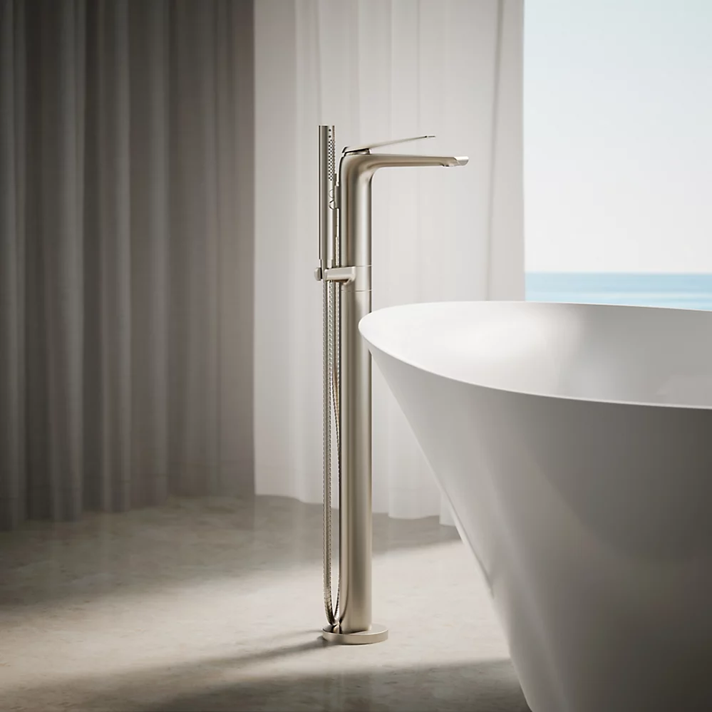 Kohler T97367-4-BN Avid Freestanding Bath Faucet Trim Lvr