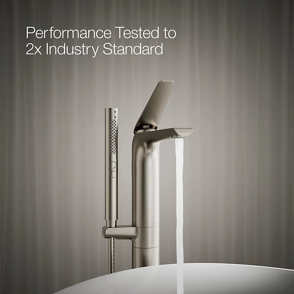 Kohler T97367-4-BN Avid Freestanding Bath Faucet Trim Lvr