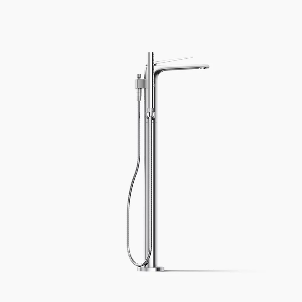 Kohler T97367-4-CP Avid Freestanding Bath Faucet Trim Lvr