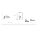 Kohler T98757-3A-BN Pinstripe Pure, B&S Trim W/Div