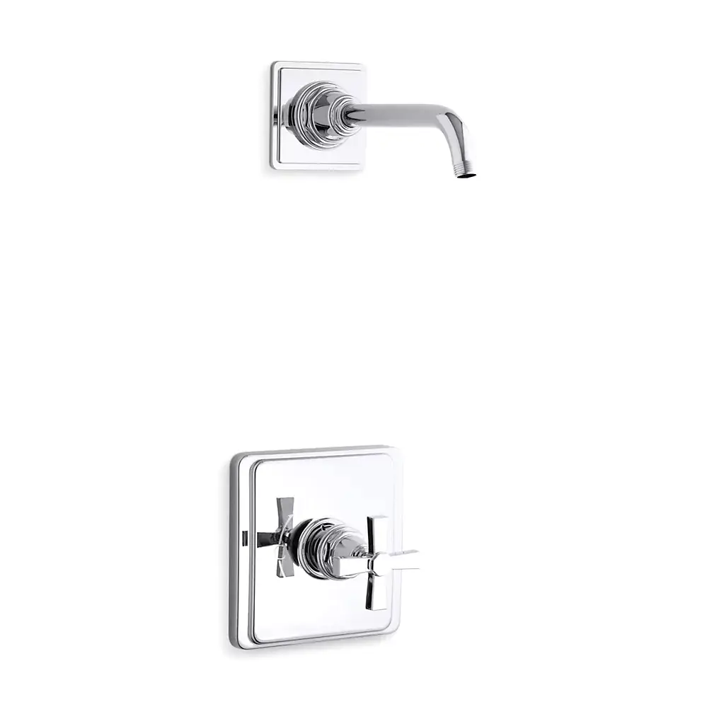 Kohler TLS13134-3A-CP Pinstripe Shwr Trim Pure, Less Head-Crs