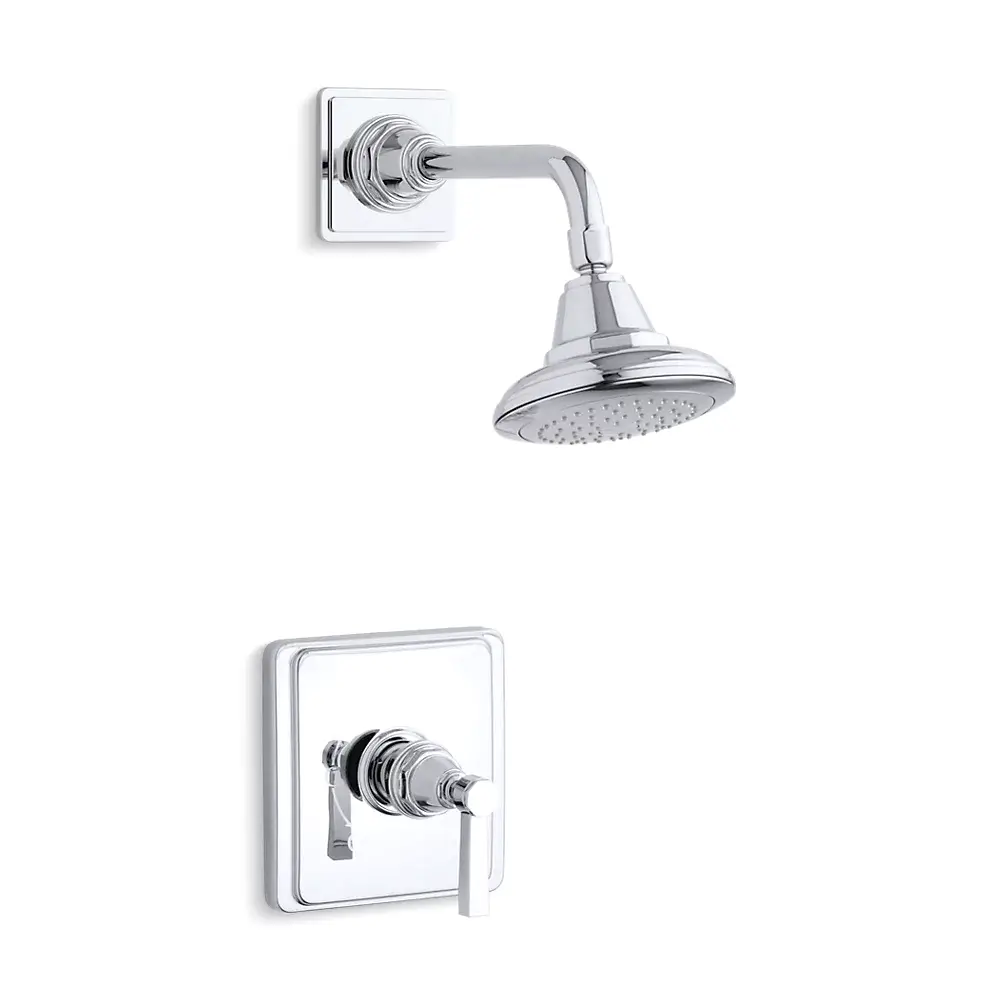 Kohler TS13134-4A-CP Pinstripe Shower Trim, Pure-Lever
