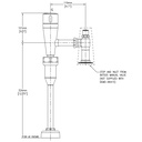 Delta DEMD-86415 Retrofit Electronic Washown Urinal Valve With Vb