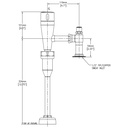 Delta DEMD-86515 Electronic Washown Urinal Valve With Vb