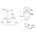 Kohler 4989-T-0 Freshman Lite Urinal-Top Spud