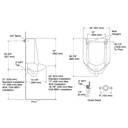 Kohler 4991-ER-0 Bardon Accuflush 1/8 Gpf Urinal - Rear